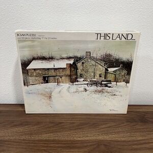 THIS LAND Jigsaw Puzzle Frank M. Hamilton "Deep Winter" RARE Vintage NEW